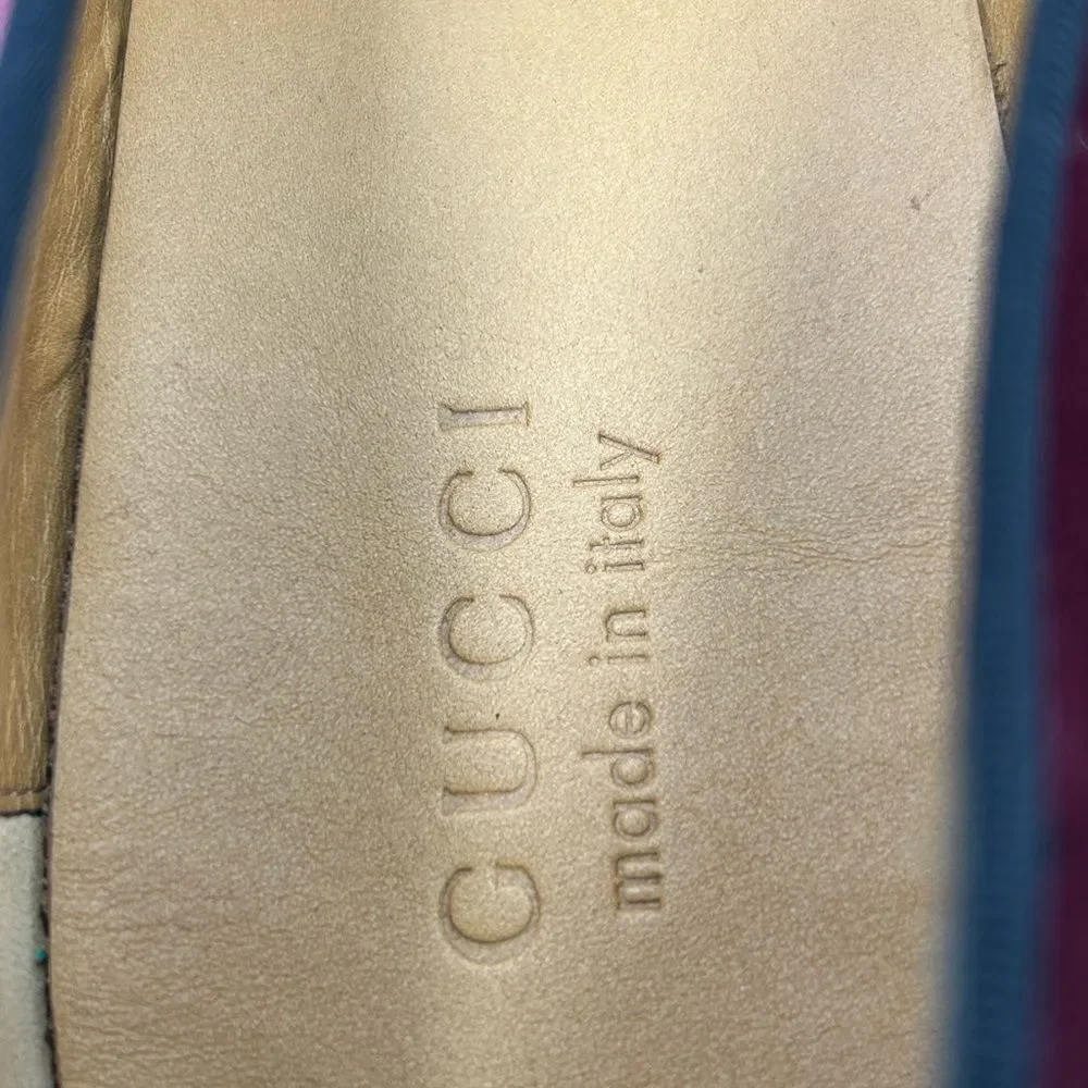 Men’s Gucci Horsebit velvet loafers size 12 fits 13 US made in Italy - Picture 10 of 12